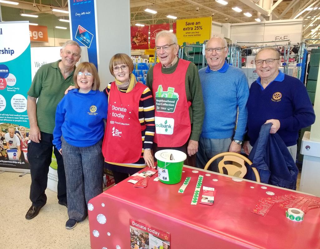 Food Bank Collection Rotary Club of Coventry Jubilee